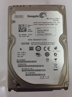 laptop hard disk 500 GB 0