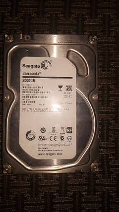 2tb Hard drive/ hard disk urgent sale 100 health