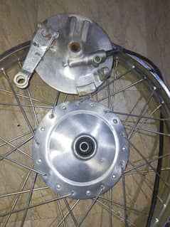 125 Front HUB Rim complete 03354090406