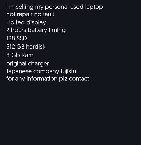 Fujitsu laptop Japanese company 7