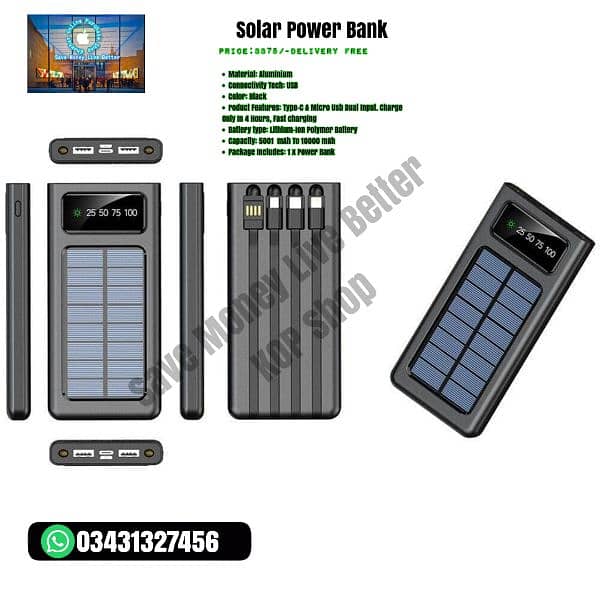 Solar Power Bank 2