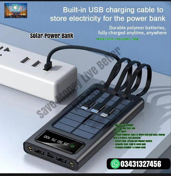 Solar Power Bank 5