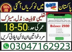 part time job available in Pakistan