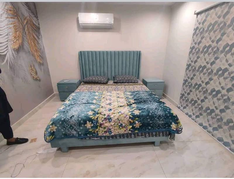 1 Bedroom VIP Full furnish flat per day available in Bahria town Lahore 12