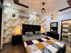 1 Bedroom VIP Full furnish flat per day available in Bahria town Lahore 0