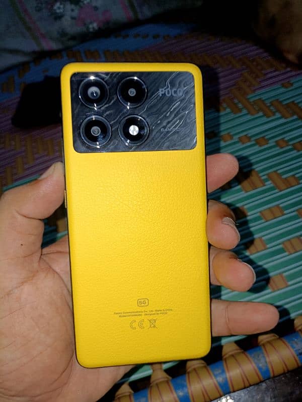 Xiaomi Poco x6 pro 5G 12+8/512 Gb Yellow leather Back ,10/10 0