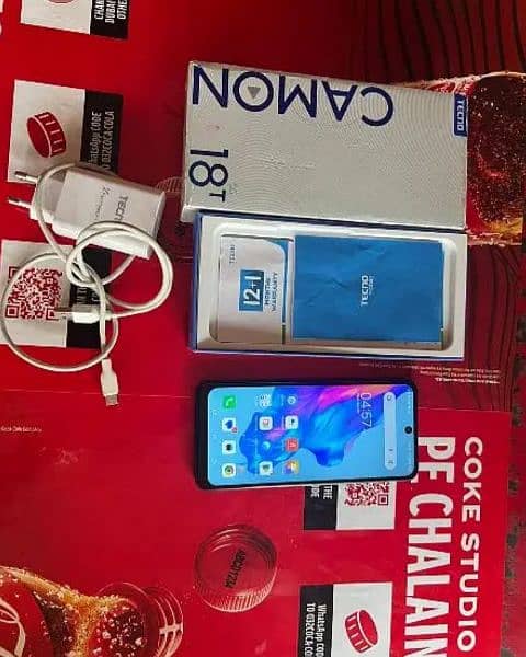 TECNO CAMOM 18T COMPLETE BOX BEST IN CONDITION 6GB RAM 128GB MEMORY 2