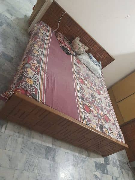 complete wooden bed set 2