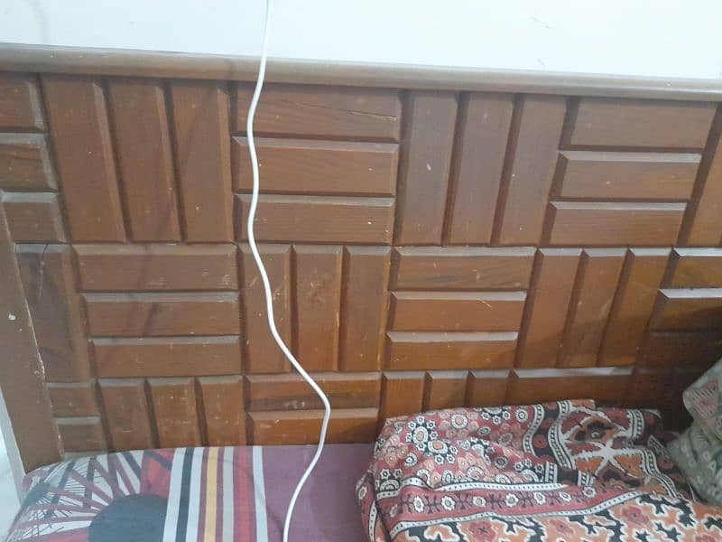 complete wooden bed set 5