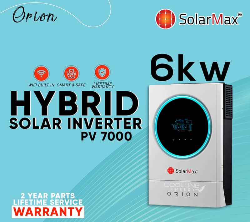 SolarMax Orion DUAL 6KW PV-7000+MPPT OFF GRID Inverter 2024 New Model 4