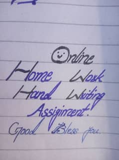 Hand writing Assignment work