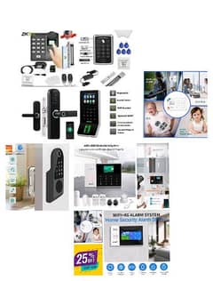 smart fingerprint access control system wifi electric digitl door lock 0