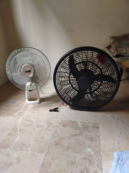 2 Fan batry pe chalane kleye 0