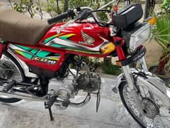 Honda CD 70 model 2022 Open Invoice Good Condition