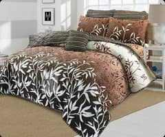 7 pcs cotton prinited comforter's set