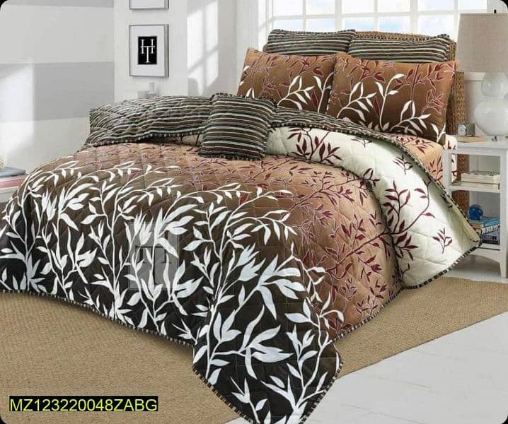 7 pcs cotton prinited comforter's set 1