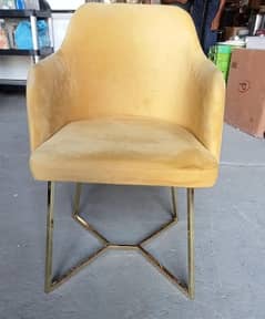 Gold Stand Yellow Chair limited stock 0