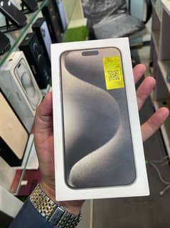 iphone 15pro max box packed pta appoved 0