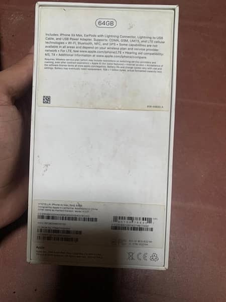 iPhone xs max 64gb pta approved 12