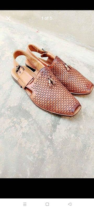 Pure leather men's sandals 10 number 0