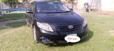 Toyota Corolla XLI 2009 0