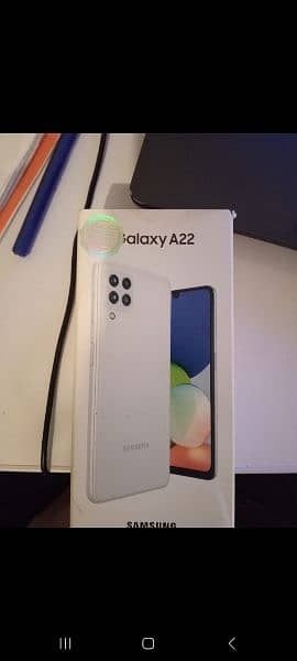 Samsung Galaxy A22 white color 5