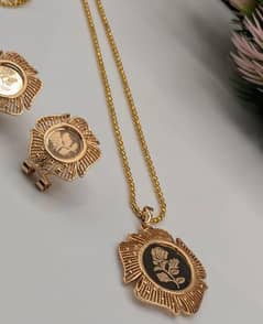 gold plated jewelry set