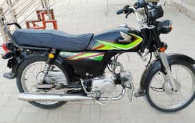 Honda CD 70 urgent for sale model 2010 WhatsApp 03225910472