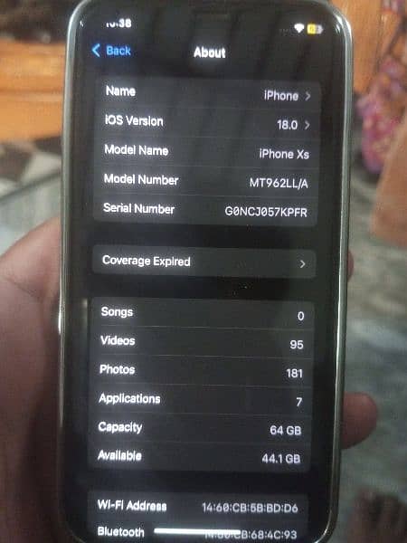 iPhone Xs 64 GB non pta 6