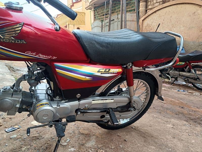 honda cd 70 for sale 2015 modal islamabad num 6