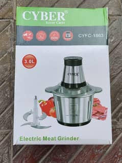 CYBER silver crest electric meat grinder