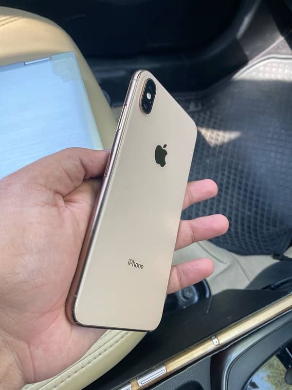 iPhone Xs Max 256Gb Gold Dual PTA Approved 4