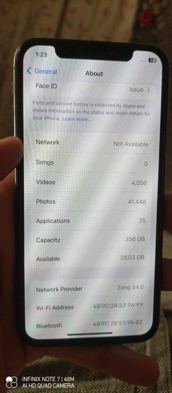 iPhone X 256gb PTA Approved 4