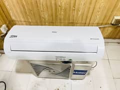 Haier 1.5 ton DC inverter heat and cooling