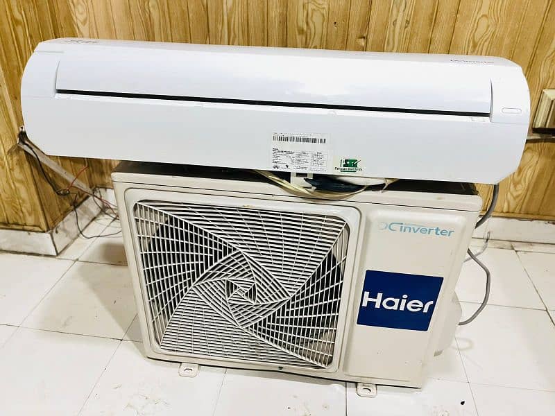 Haier 1.5 ton DC inverter heat and cooling 2