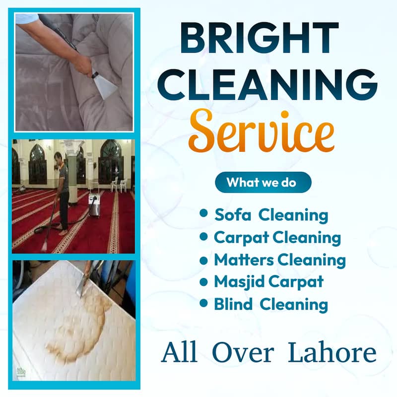 Sofa cleaning service /Mattress clean /Carpet clean /Curtains Clean 2