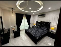 1 Bedroom VIP full furnishe flat for rent per day available in Bahia Town Lahore 0