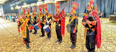 Fauji Band Party/Dhol for mendi & barat event/Pipe band/foji band baj