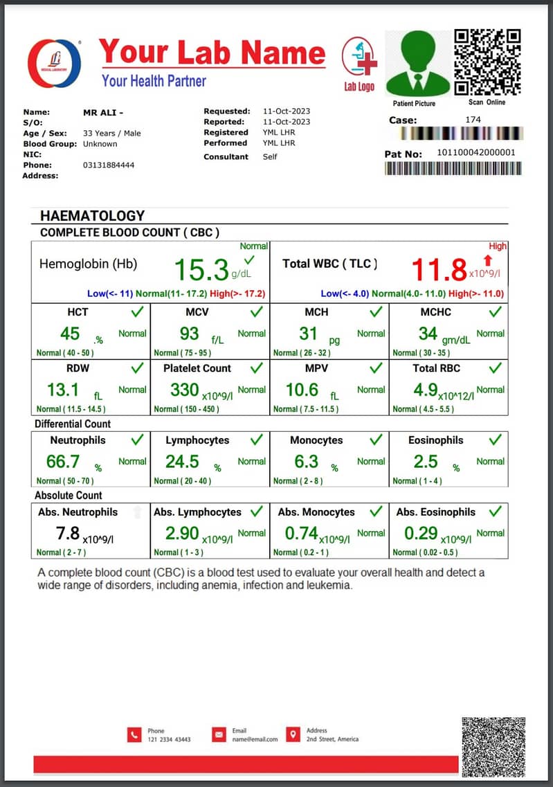 New Features Online Medical Lab Software - Run from any Computer or M 13