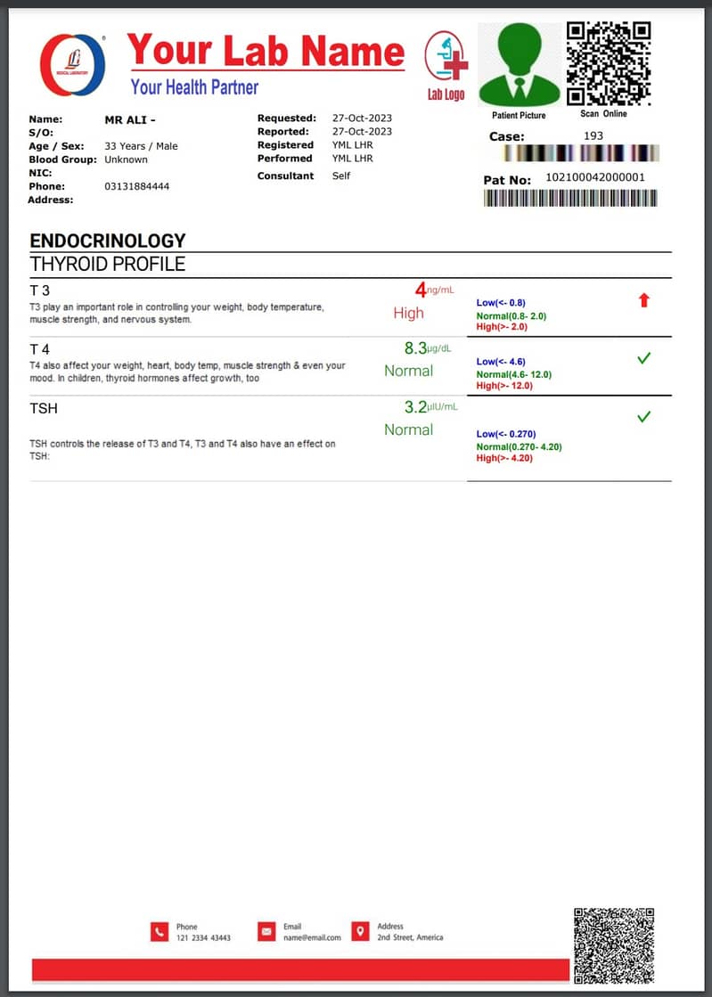 New Features Online Medical Lab Software - Run from any Computer or M 16