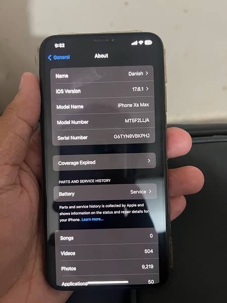 Iphone xs max 256 GB PTA Approved 3