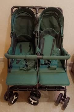 Double baby stroller / prame