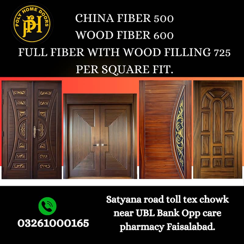 Fiber doors |Wood doors| PVc Doors|China Doors|Furniture| Water proof 1