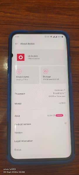 OnePlus 7t pro 9/10 condition dual sim 1