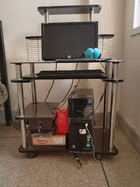 Full Computer System with Trolley for Sale 4