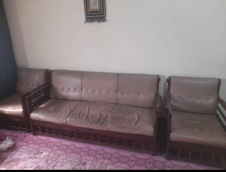 wooden sofa set 1