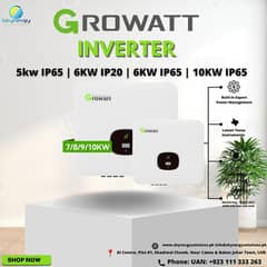 Growatt Hybrid Inverters | 5kw IP65 | 6KW IP20 | 6KW IP65 | 10KW IP65 0