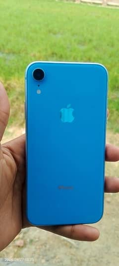 IPHONE XR 64GB JV BLUE COLOR WATER PACK 10/8 CONDITION