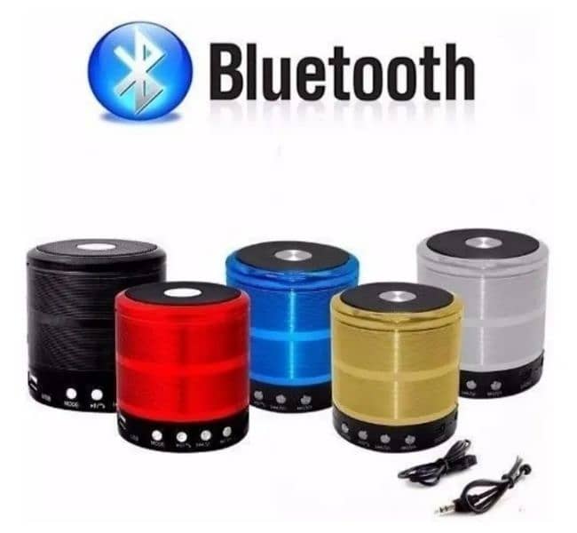 Mini Speaker Ws-887 (Bluetooth + AUX) 2