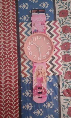 Barbie Wall Clock, A1 Condition